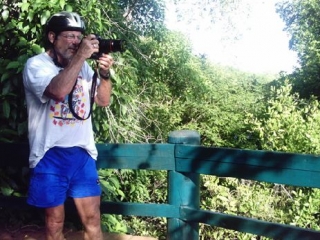 Haciendo fotos en plena naturaleza